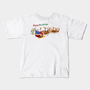 Happy Hustledays Santa Kids T-Shirt